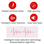 Fetal Doppler with LCD Display – Portable Heartbeat Monitor