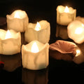 Flickering LED Tea Lights, Set of 12