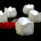 Flickering LED Tea Lights, Set of 12