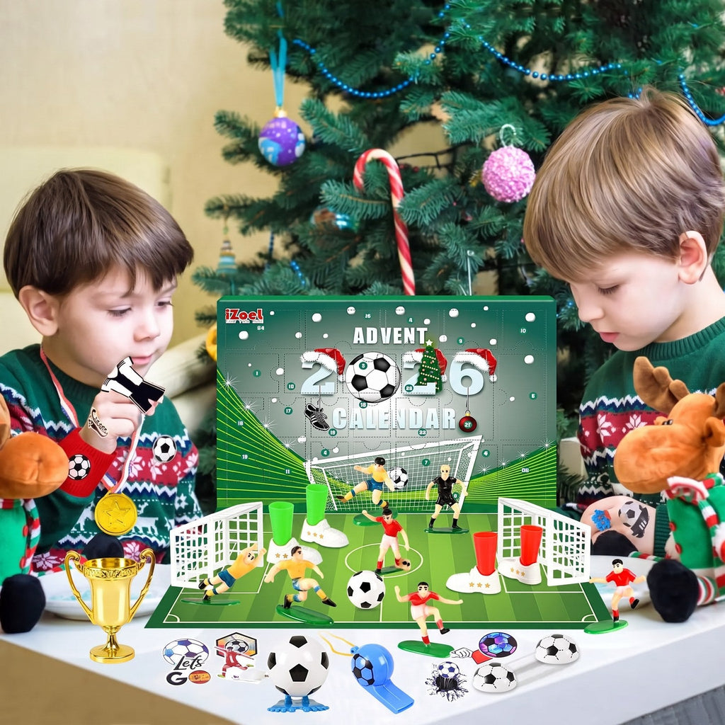 Soccer Advent Calendar 2026 for Kids with 24 Surprises – From Socks to Pens – Image 2