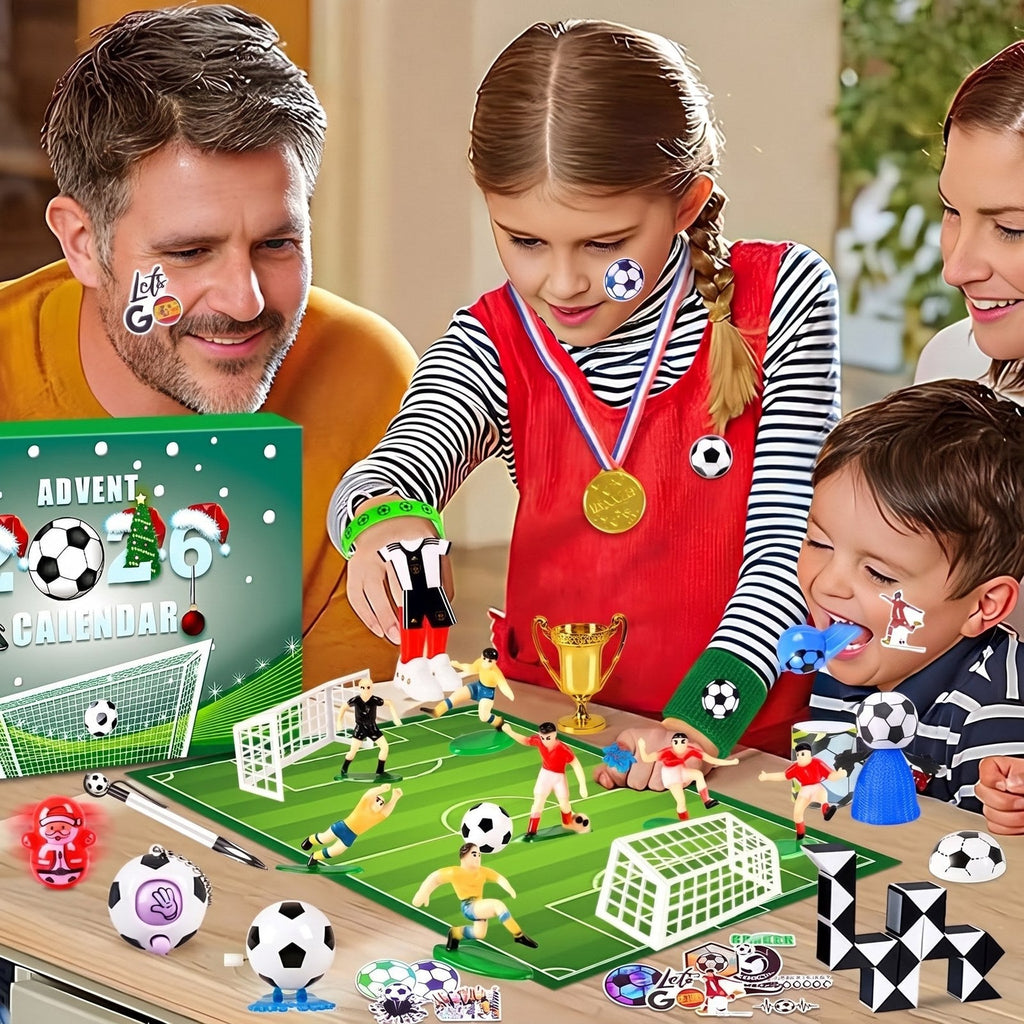 Soccer Advent Calendar 2026 for Kids with 24 Surprises – From Socks to Pens – Image 4