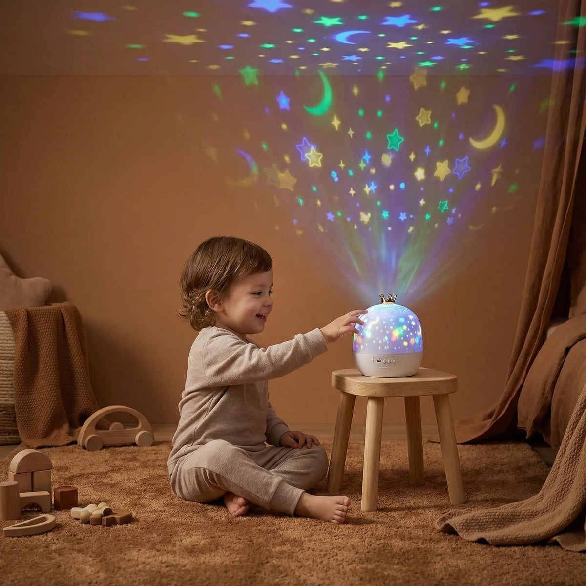 Galaxy Projector Night Light – Stars and Ocean Scenes