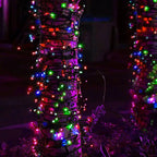 Green Wire String Lights with Remote