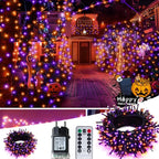 Green Wire String Lights with Remote
