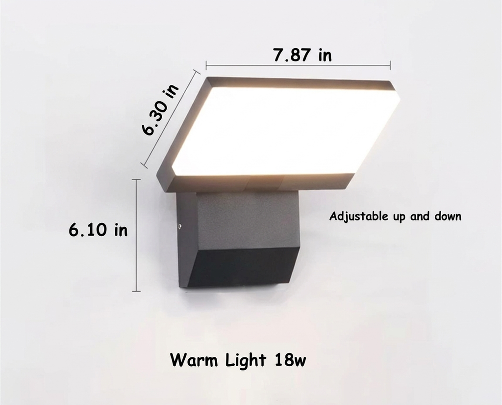 Outdoor Wall Light with Tilting Head – Aim the Beam After Mounting – Image 4