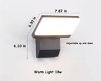 Outdoor Wall Light with Tilting Head – Aim the Beam After Mounting – Image 4