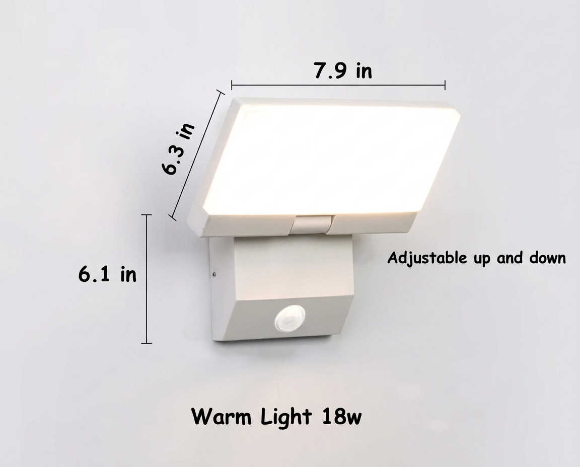 Outdoor Wall Light with Tilting Head – Aim the Beam After Mounting – Image 5