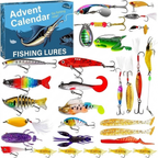 Fishing Lure Advent Calendar 2026 with 24 Artificial Baits – Ready for Spring on the Water – Image 1