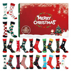 Christmas Sock Advent Calendar 2026 with 24 Pairs – A Fresh Pair Every December Morning – Image 1
