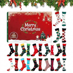 Christmas Sock Advent Calendar 2026 with 24 Pairs – A Fresh Pair Every December Morning – Image 2