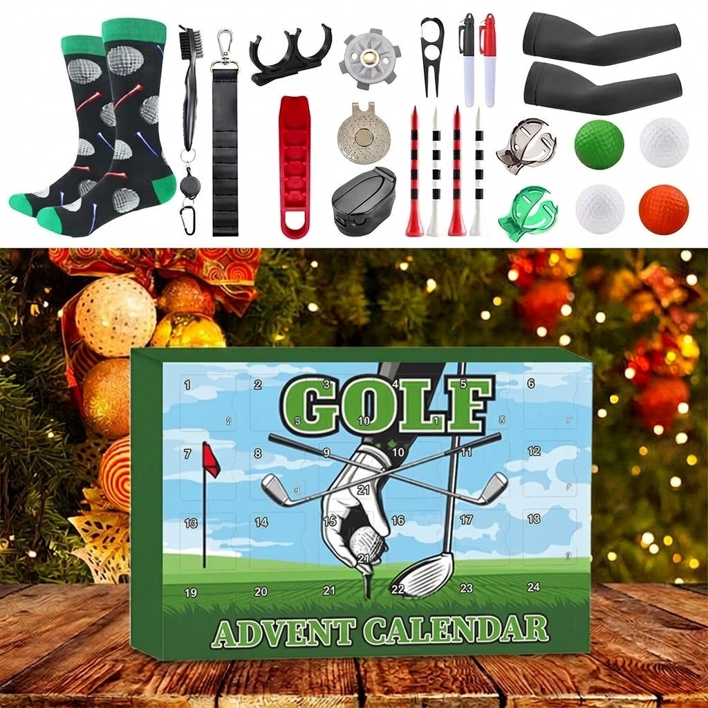 Golf Accessory Advent Calendar 2026 with Towel and Arm Sleeves – 24 Days of Gear – Image 2