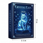 Cat Advent Calendar with 24 Crystal-Look Acrylic Cats – A Different Breed Each Day – Image 6