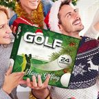 Golf Advent Calendar 2026 with Balls, Tees and Line Marker – 24 Pieces for the Golf Bag – Image 2