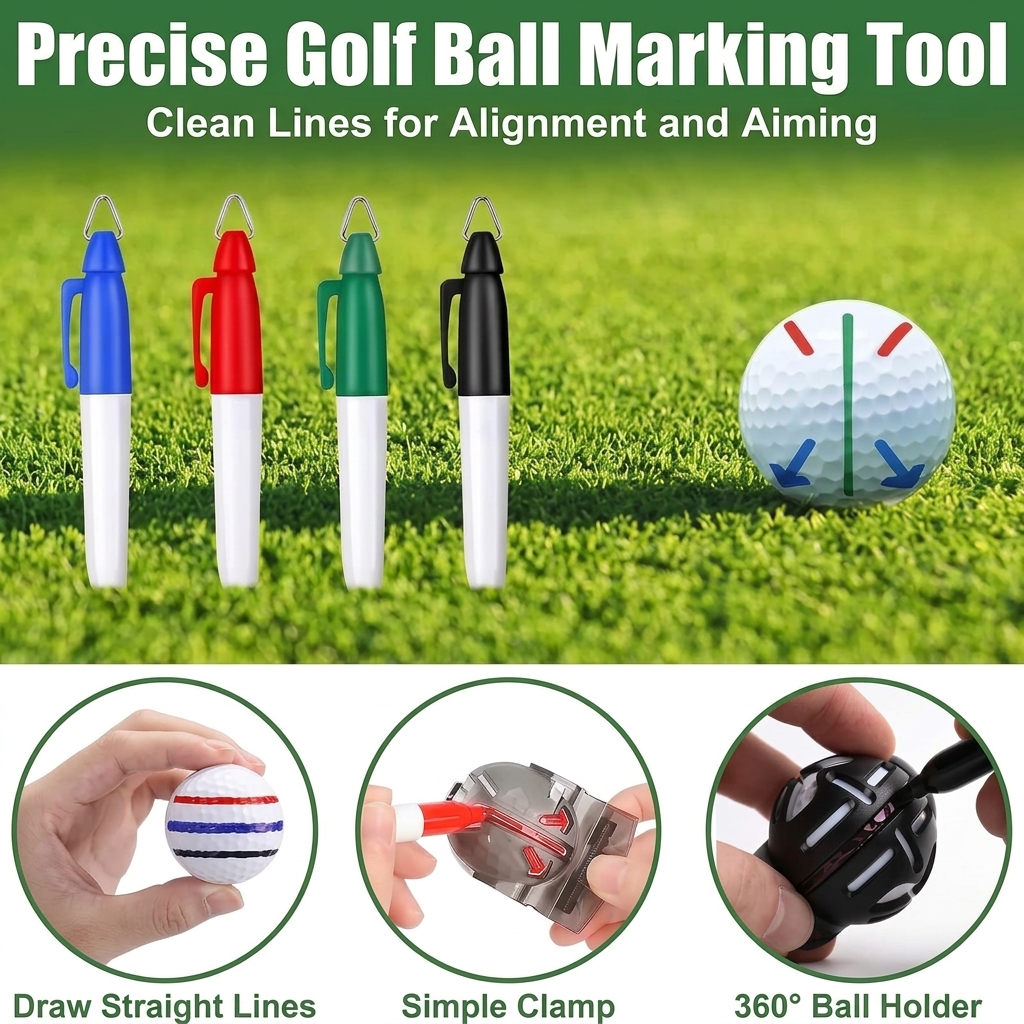 Golf Advent Calendar 2026 with Balls, Tees and Line Marker – 24 Pieces for the Golf Bag – Image 6