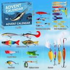 Fishing Lure Advent Calendar 2026 with 24 Artificial Baits – Ready for Spring on the Water – Image 2