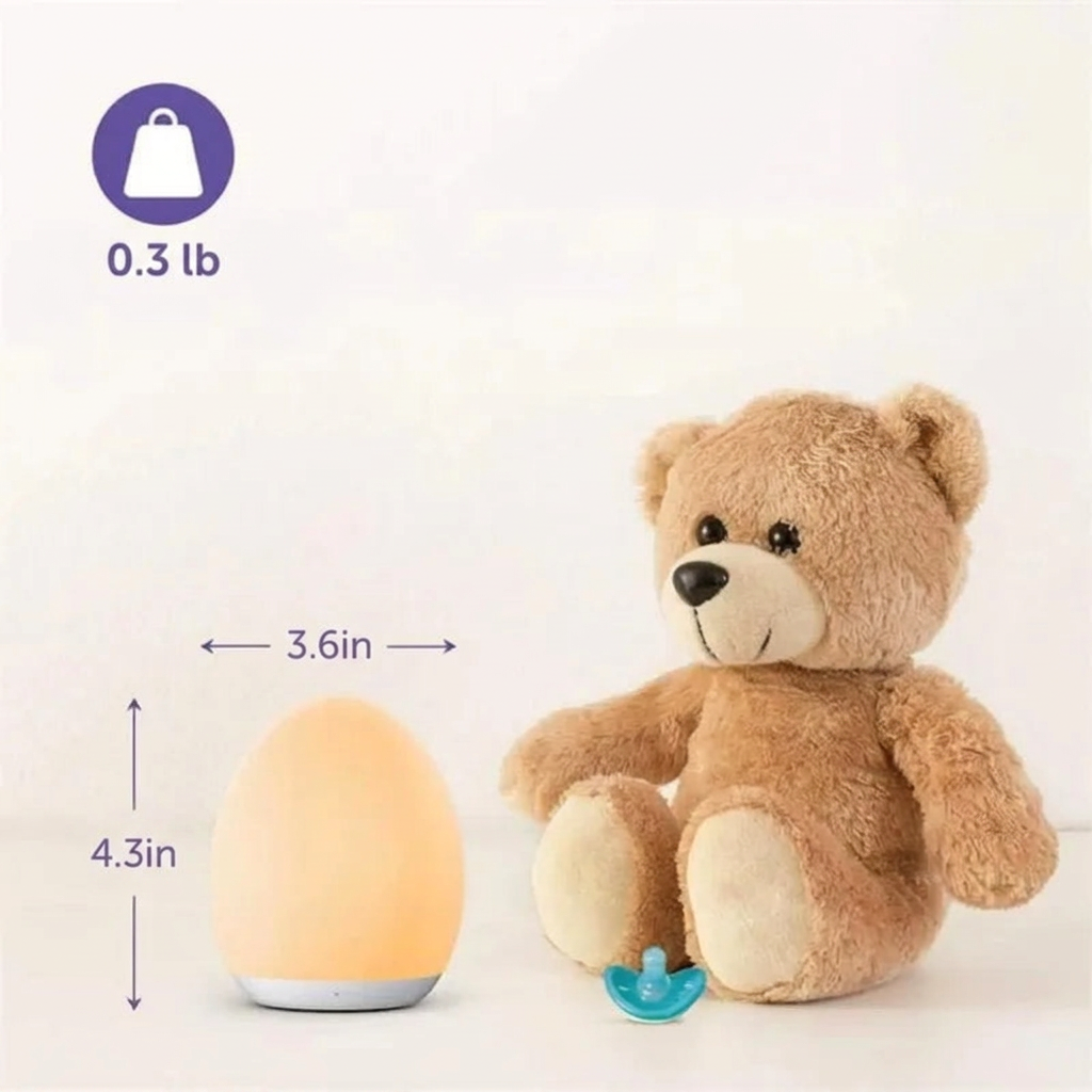 Touch Night Light – Eight Colors and Dimmable Warm White – Image 5