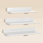 Metal Floating Wall Shelf with Hidden Bracket – Holds 22 lb – Image 4