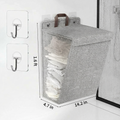 Wall-Mounted Laundry Hamper – Folds Flat and Hangs Without Drilling – Image 7