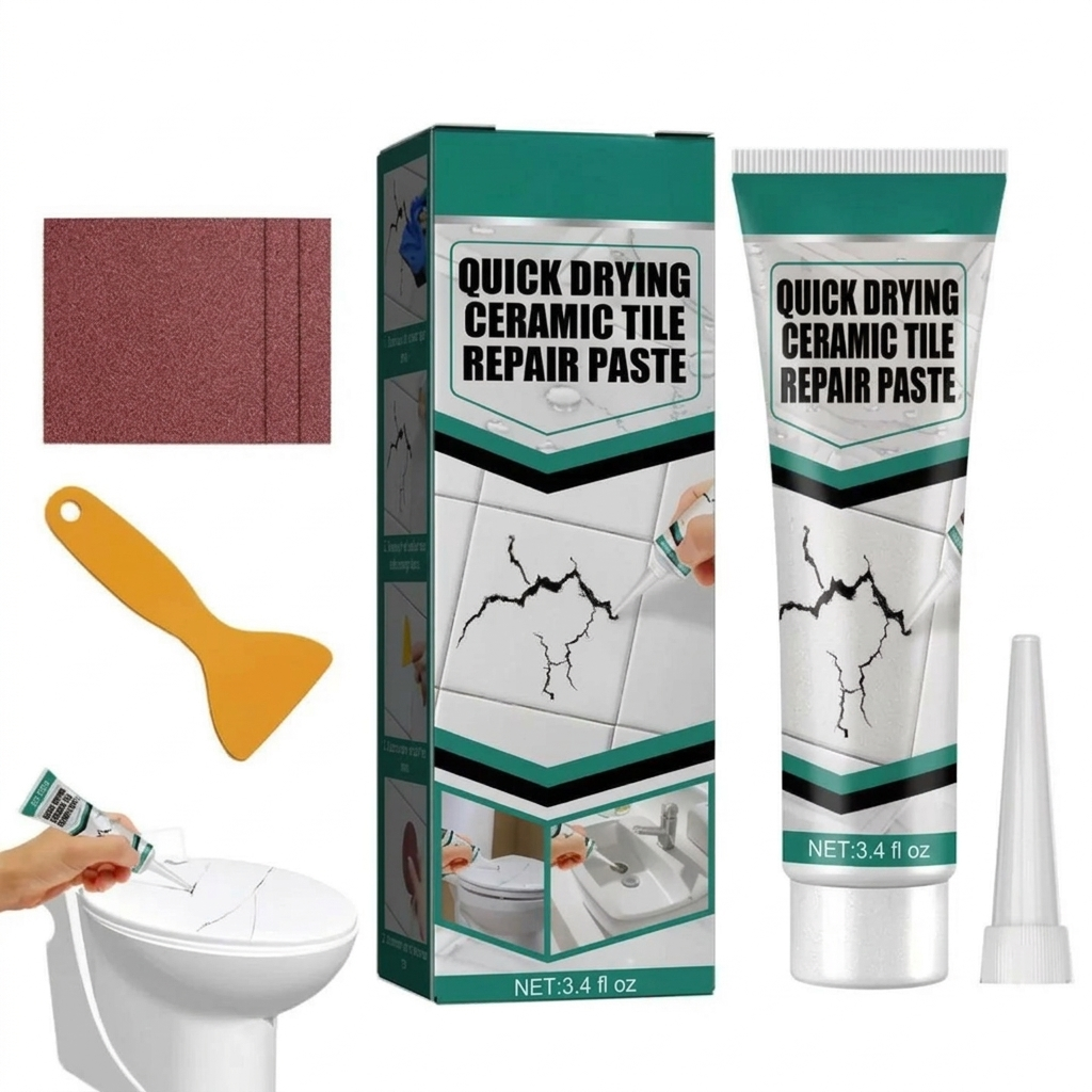 Tile Repair Paste with Spatula – Fills Chips and Cracks – Image 2