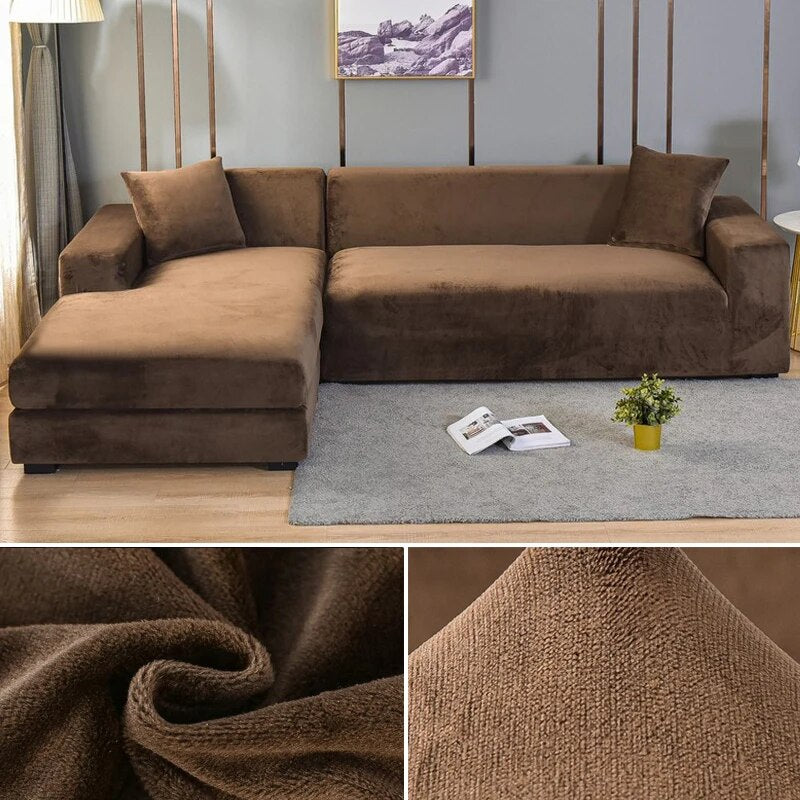 Sofabezug in Basic oder Samt – neun Farben, vier Passformen – Bild 5