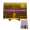 LED Dry Erase Board – Illuminated Writing and Artwork Display