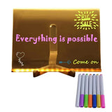 LED Dry Erase Board – Illuminated Writing and Artwork Display