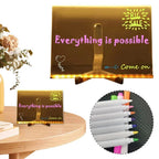 LED Dry Erase Board – Illuminated Writing and Artwork Display