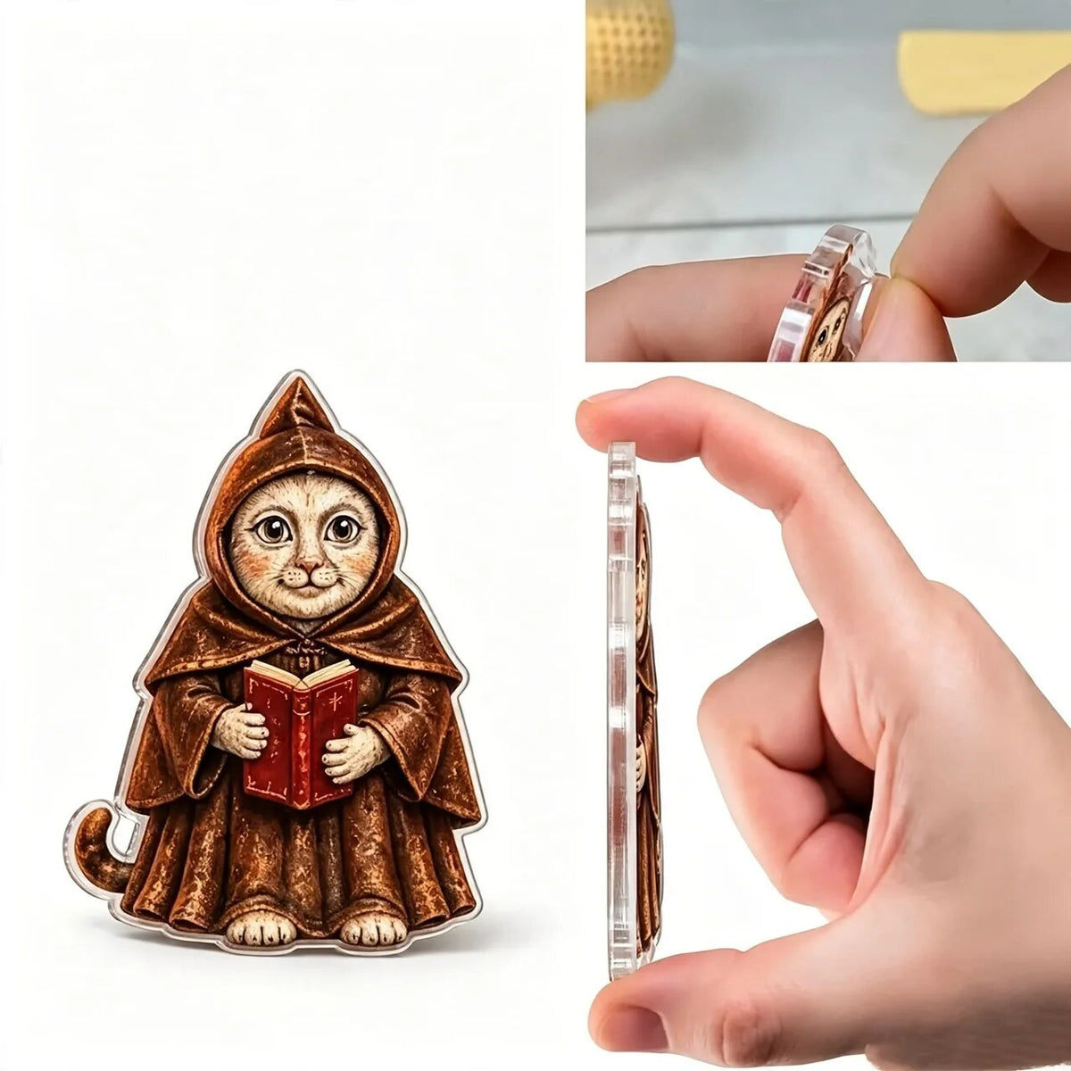 Medieval Cat Advent Calendar – Playful Acrylic Figures