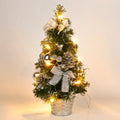 Mini Pre-Lit Christmas Tree in a Pot