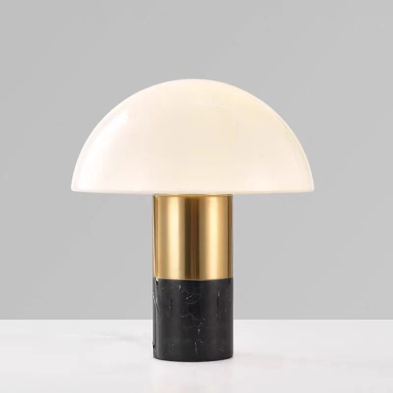 Modern Table Lamp with Round Shade – LED, Energy Efficient