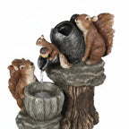 Pedestal Bird Bath with Solar Fountain – Stands on a Stake in the Garden Bed – Image 4