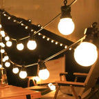 Outdoor Globe String Lights with G50 Bulbs