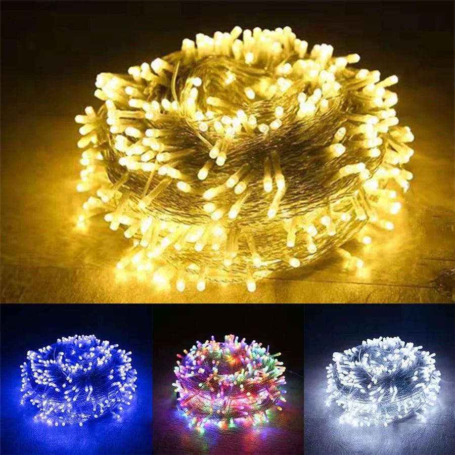 Outdoor Tree Wrap String Lights