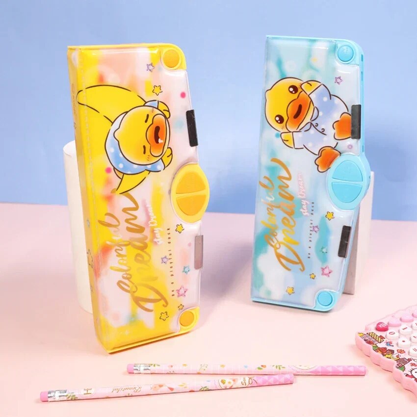 Pencil Case – Cute Korean Design, Waterproof Storage