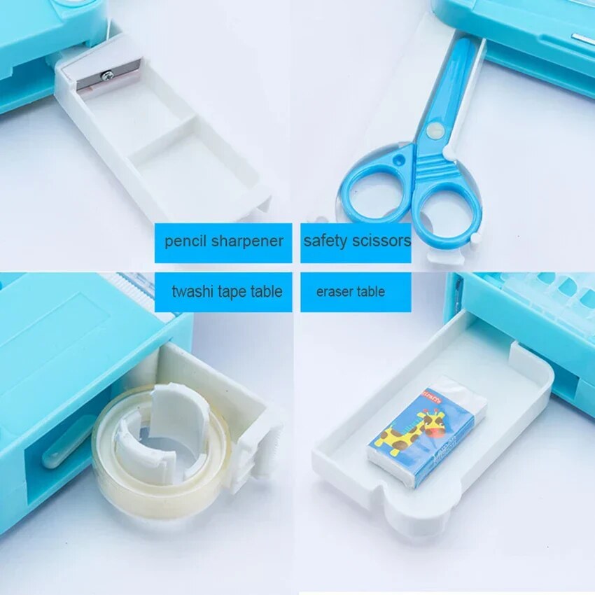 Pencil Case – Cute Korean Design, Waterproof Storage