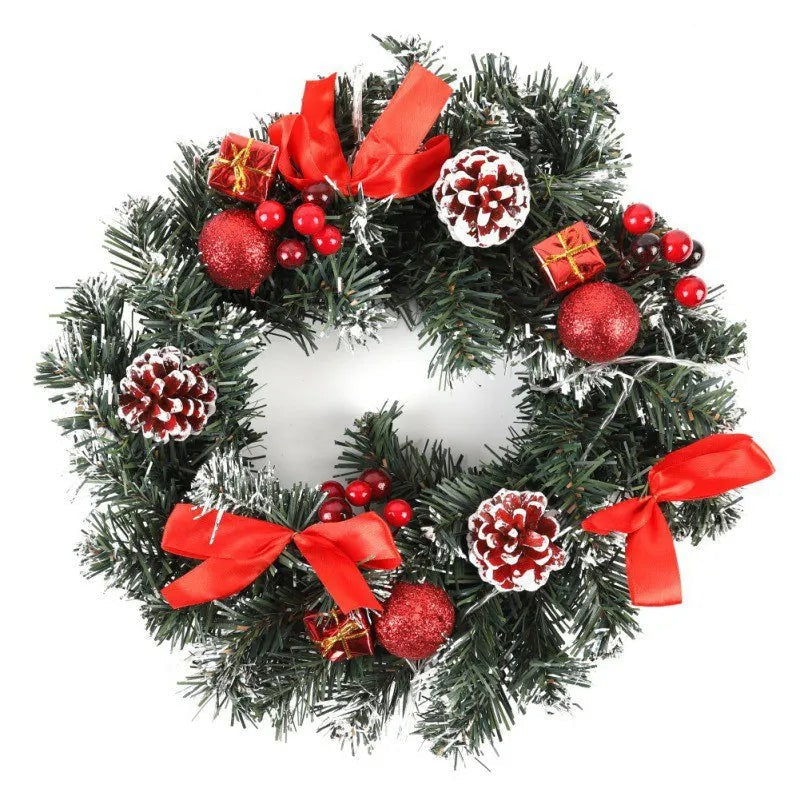 Pre-Lit Christmas Wreath