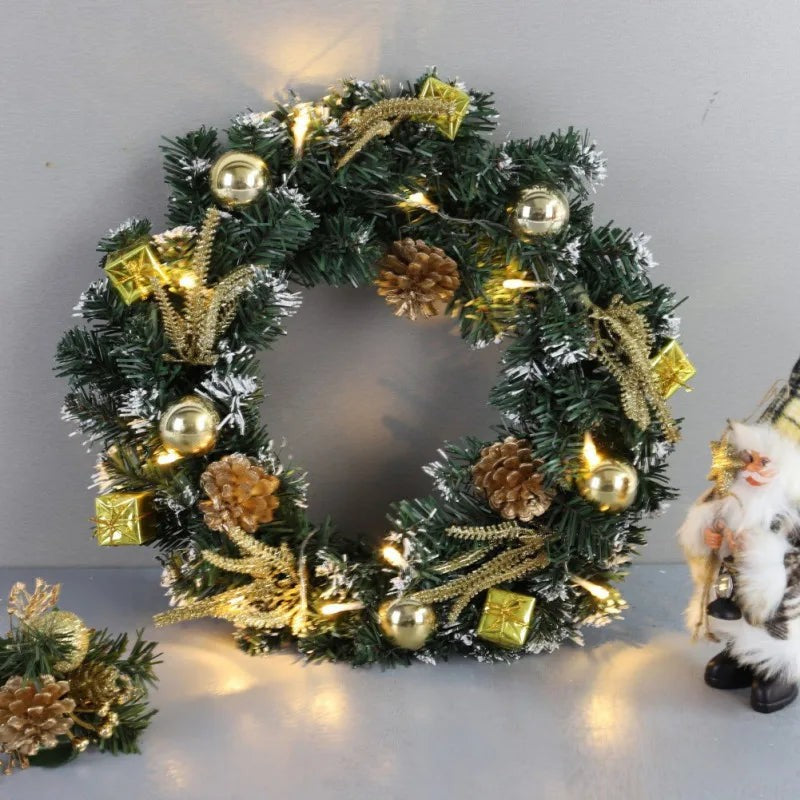 Pre-Lit Christmas Wreath