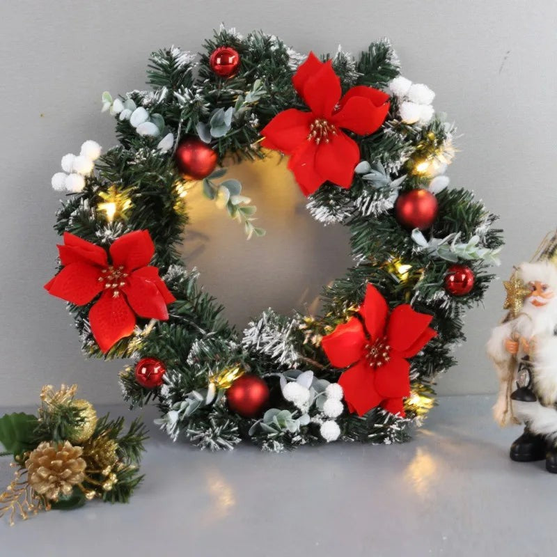 Pre-Lit Christmas Wreath