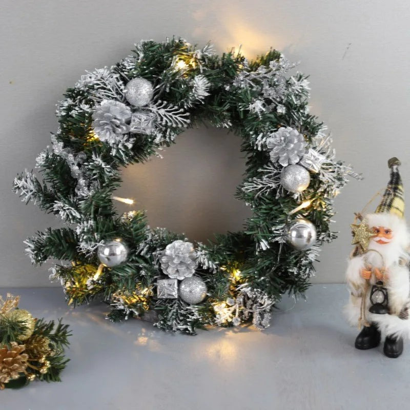 Pre-Lit Christmas Wreath