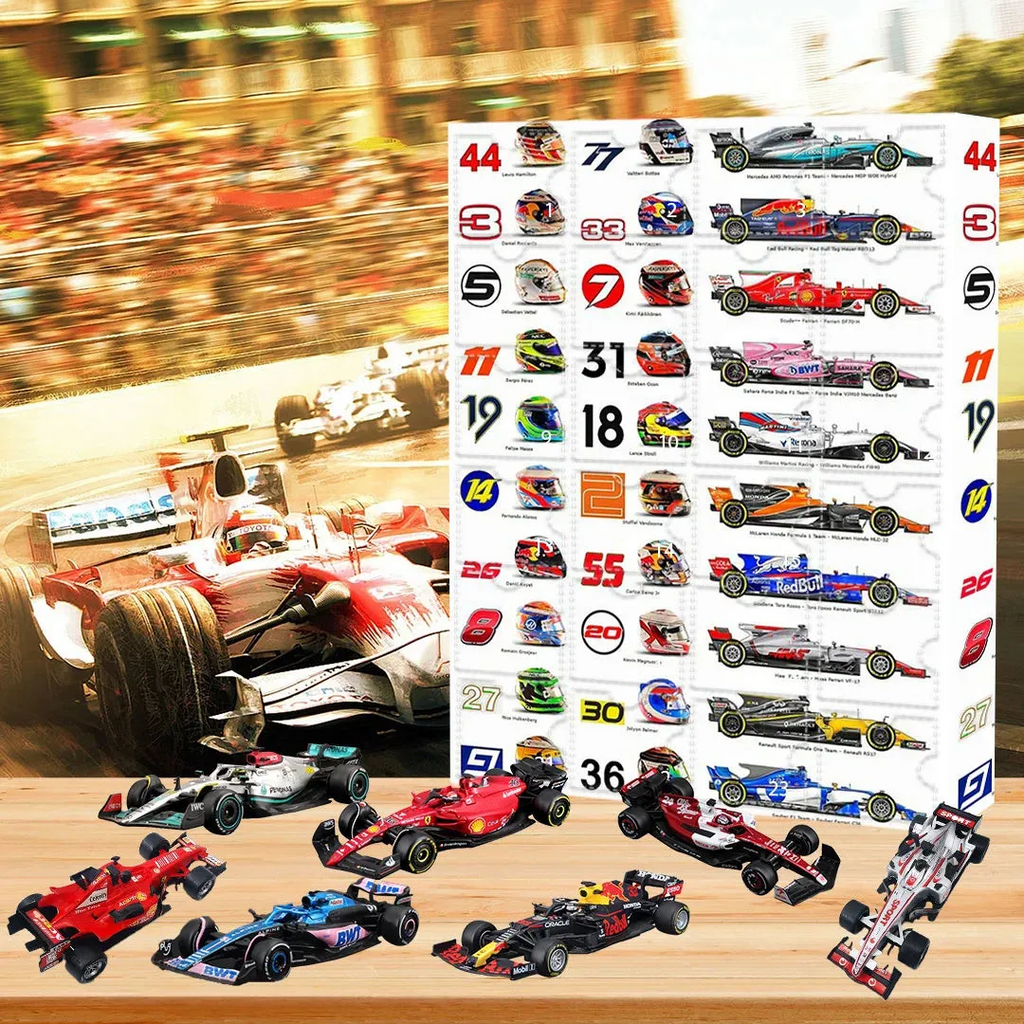 Race Car Advent Calendar – 24 Miniature Racing Models
