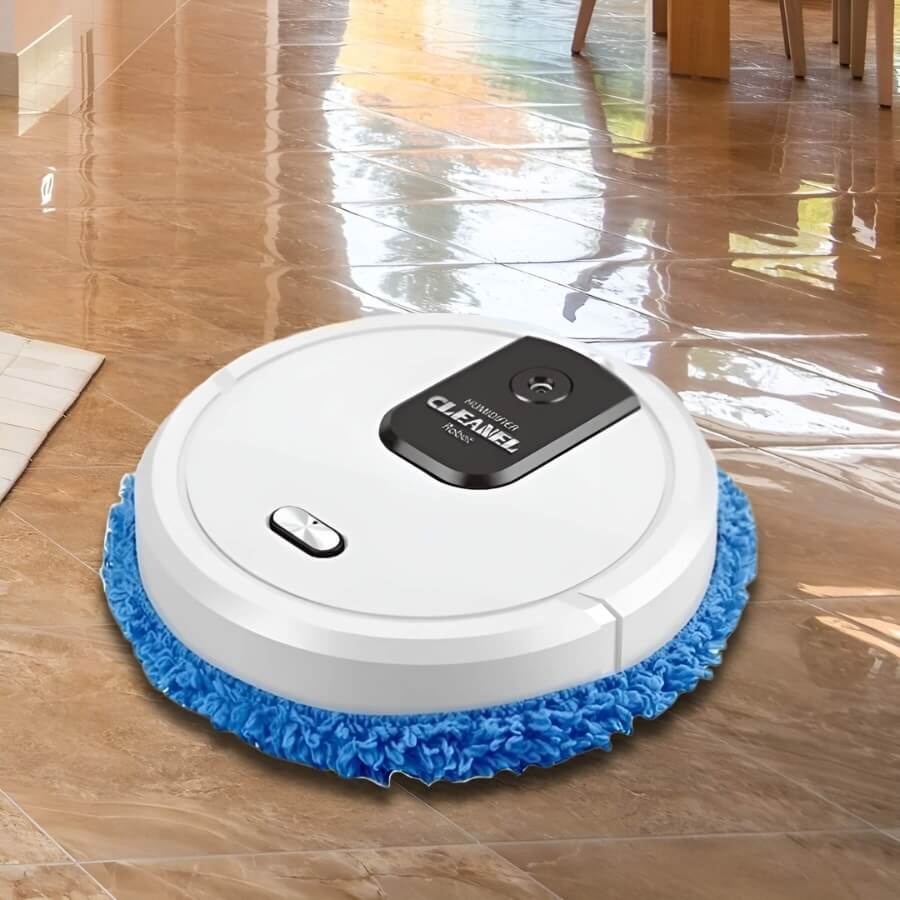 Wischroboter mit Sprüh- und Rotationsmopp – flach genug für unters Sofa – Bild 9