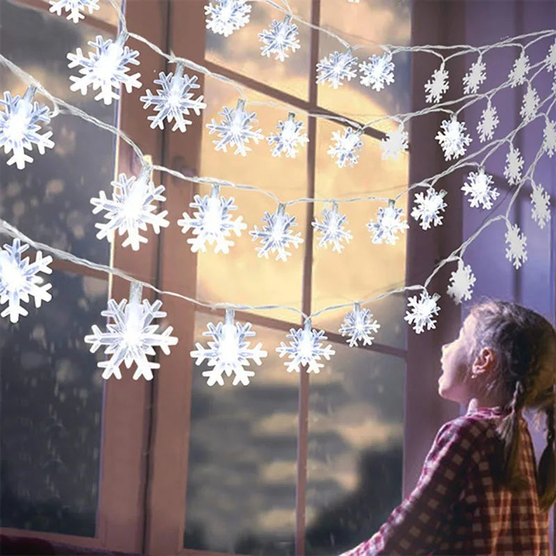 Snowflake String Lights
