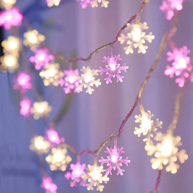 Snowflake String Lights