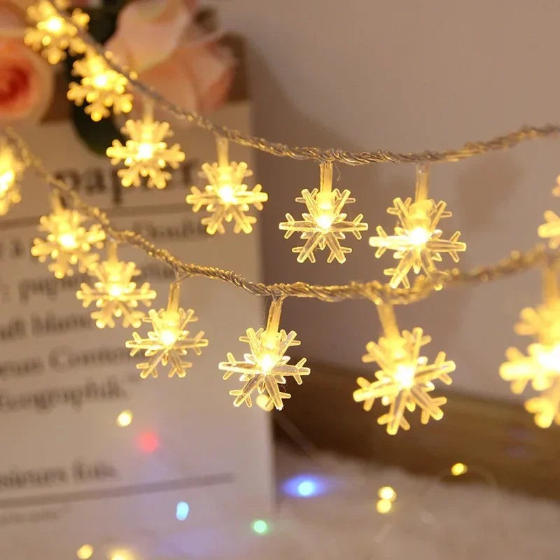 Snowflake String Lights