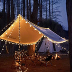 Solar Star and Globe String Lights