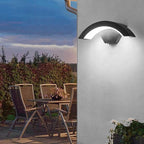 Curved Outdoor Wall Light in Aluminum – Built-In LED, No Bulb to Replace – Image 4
