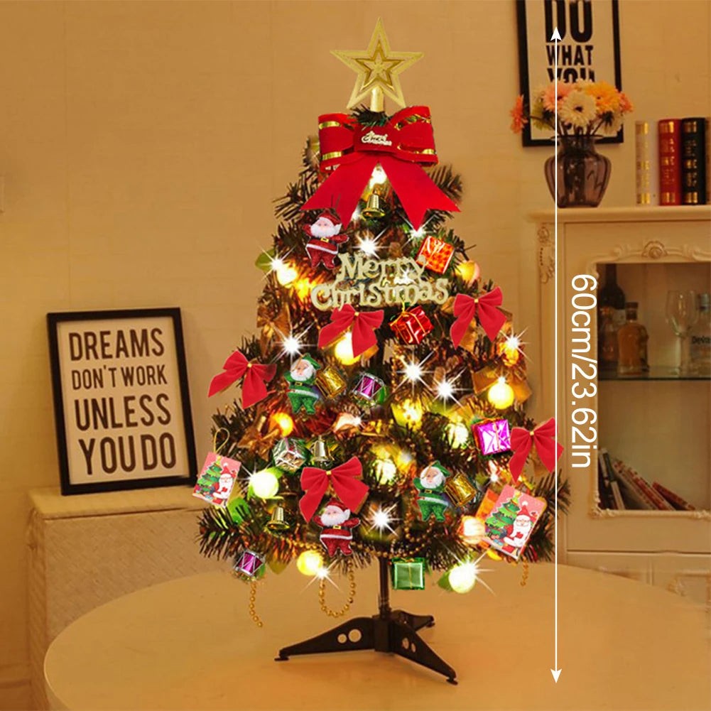 Tabletop Christmas Tree with Lights